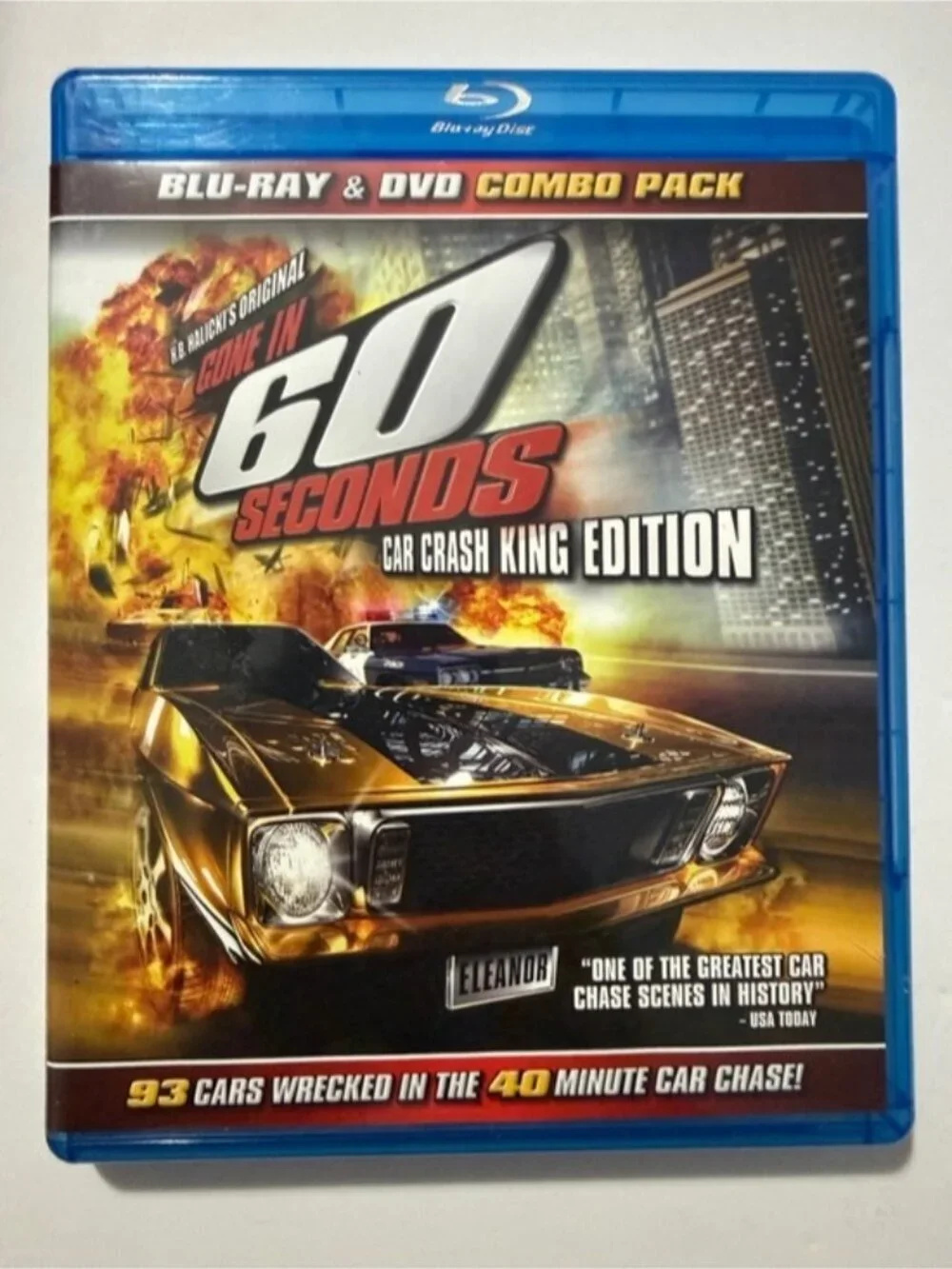Gone in 60 Seconds Car Crash King Edition Blu-ray + DVD Combo